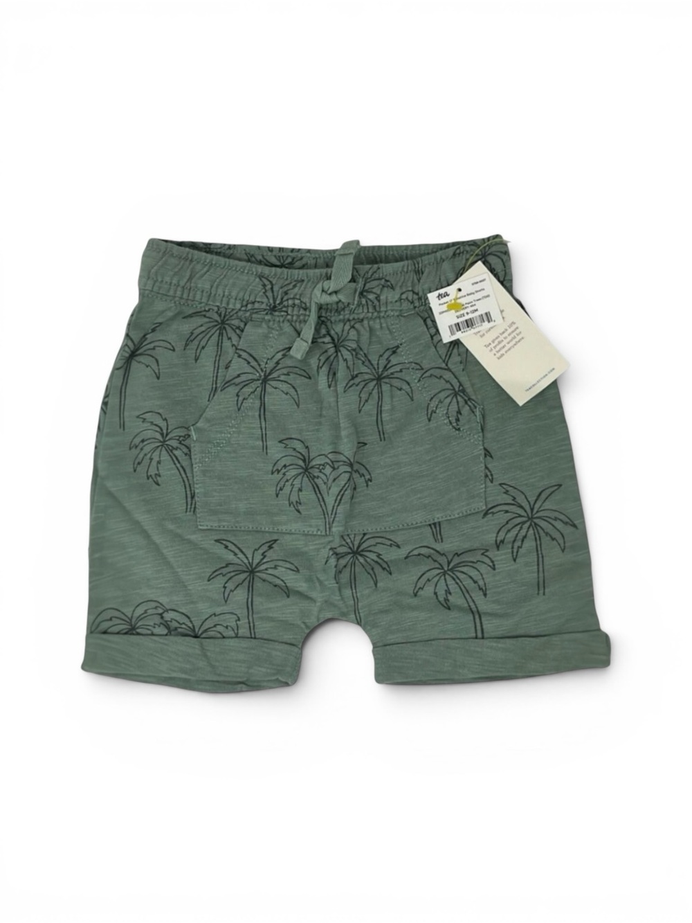 Tea Collection NWT Pocket O' Sunshine Baby Shorts. 9-12 Months